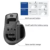 ACT AC5147 rato sem fios, Bluetooth/USB, clique silencioso, 4800 DPI, cinzento