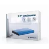 Caixa para disco rígido Gembird EE2-U3S-3-DB azul 2,5 polegadas