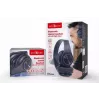 Headset com fios e sem fios GEMBIRD BHP-LED-01, supra-aural, arco de cabeça, preto, cabo de 0,3 m, 150 g