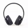 Headset com fios e sem fios GEMBIRD BHP-LED-01, supra-aural, arco de cabeça, preto, cabo de 0,3 m, 150 g