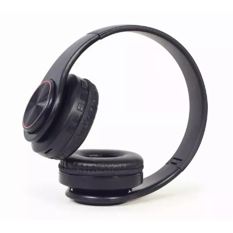 Headset com fios e sem fios GEMBIRD BHP-LED-01, supra-aural, arco de cabeça, preto, cabo de 0,3 m, 150 g