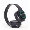 Headset com fios e sem fios GEMBIRD BHP-LED-01, supra-aural, arco de cabeça, preto, cabo de 0,3 m, 150 g