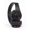 Headset com fios e sem fios GEMBIRD BHP-LED-01, supra-aural, arco de cabeça, preto, cabo de 0,3 m, 150 g