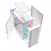 Caixa de computador Fornax 4000 ARGB, ATX, branco