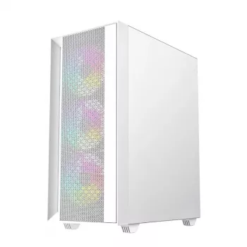 Caixa de computador Fornax 4000 ARGB, ATX, branco