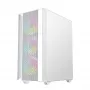 Caixa de computador Fornax 4000 ARGB, ATX, branco