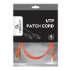 Cabo de rede Gembird PP6U-1.5M/R RJ-45 Cat6 1,5m vermelho