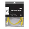 Cabo de rede Gembird PP6U-1.5M/Y RJ-45 Cat6 1,5 m amarelo
