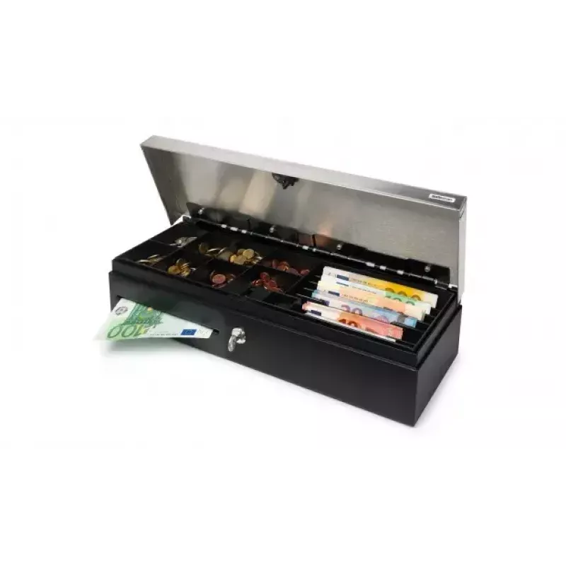 Safescan SD-4617S gaveta de dinheiro Standard Duty, preto/prateado