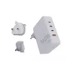 Carregador de viagem GaN portátil 140W Xtorm XVC2140 com 3× portas USB-C-PD e cabo USB-C de 2 m, branco