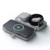 Carregador de viagem sem fios dobrável Xtorm 3em1 15W cinzento XWF31