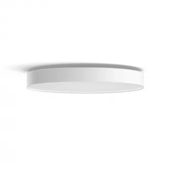 Philips Hue White ambience Enrave candeeiro de teto extra grande, candeeiro de teto inteligente, Bluetooth, branco, LED, metal, lâmpadas não substituíveis