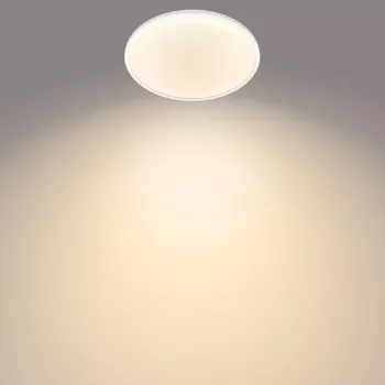 Philips Functional candeeiro de teto super fino 15 W, LED, lâmpadas não substituíveis, 2700 K, 1300 lm, IP20, branco