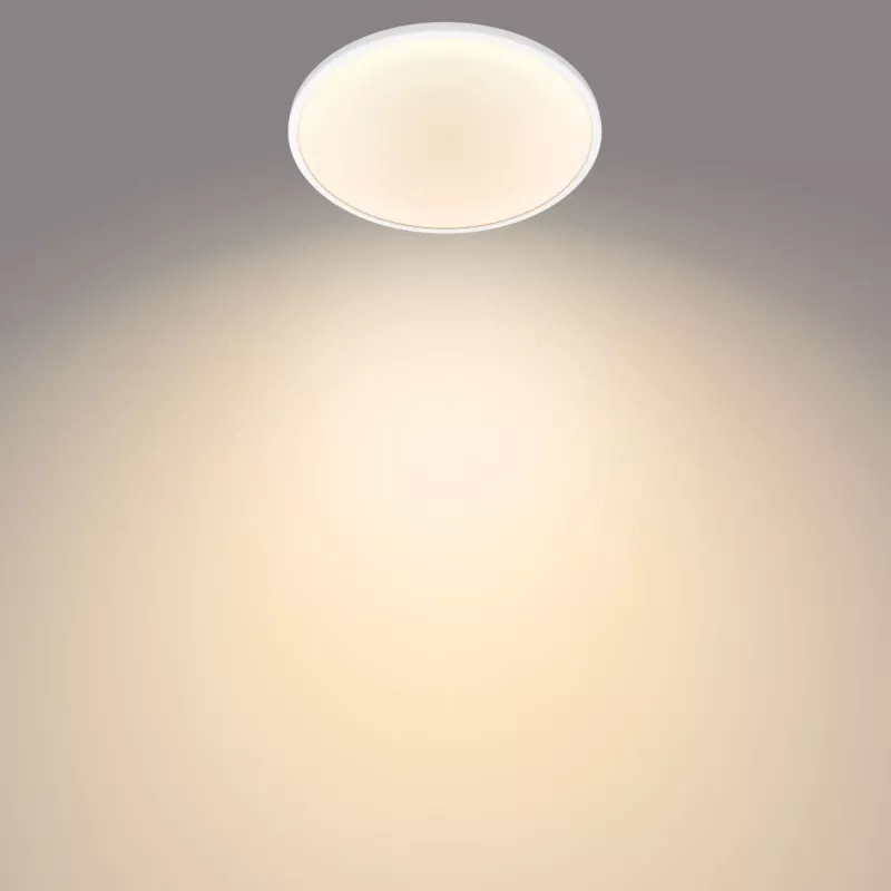 Philips Functional candeeiro de teto super fino 15 W, LED, lâmpadas não substituíveis, 2700 K, 1300 lm, IP20, branco