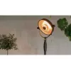 Aquecedor elétrico halogéneo SUNRED Retro, 2100/900 W, para colocação no chão em interiores, aquece até 17 m², preto/castanho