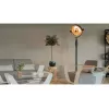 Aquecedor elétrico halogéneo SUNRED Retro, 2100/900 W, para colocação no chão em interiores, aquece até 17 m², preto/castanho