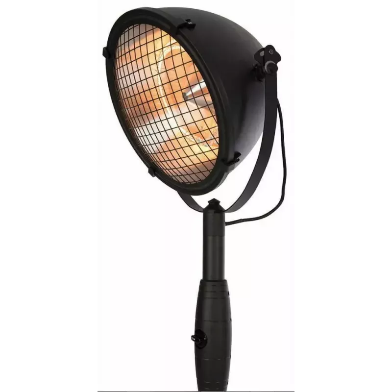 Aquecedor elétrico halogéneo Sunred Indus interior preto, castanho