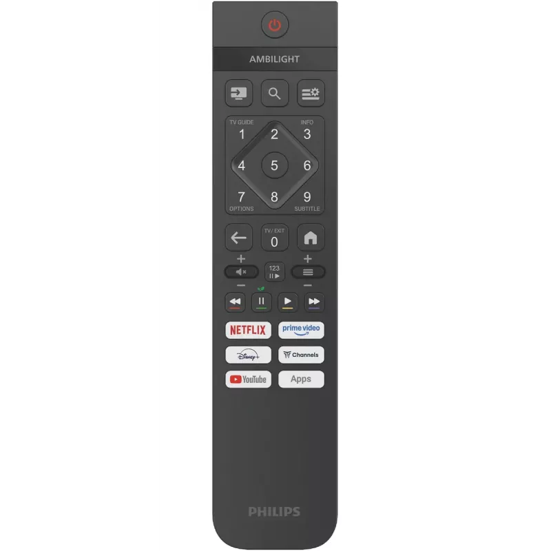 TV Philips 55PUS8450 55 polegadas (139,7 cm) QLED 4K Ultra HD Smart TV, Titan OS, Wi-Fi, preto