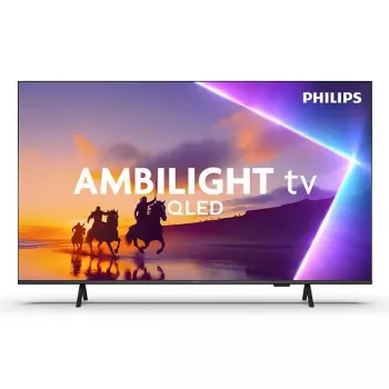 TV Philips 55PUS8450 55 polegadas (139,7 cm) QLED 4K Ultra HD Smart TV, Titan OS, Wi-Fi, preto