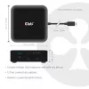 Docking station USB-C Quad DisplayLink CLUB 3D CSV-2542 — 2× DisplayPort 8K60Hz, 2× HDMI 4K60Hz, PD 100W, Ethernet 2.5G