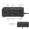 Docking station USB-C Quad DisplayLink CLUB 3D CSV-2542 — 2× DisplayPort 8K60Hz, 2× HDMI 4K60Hz, PD 100W, Ethernet 2.5G