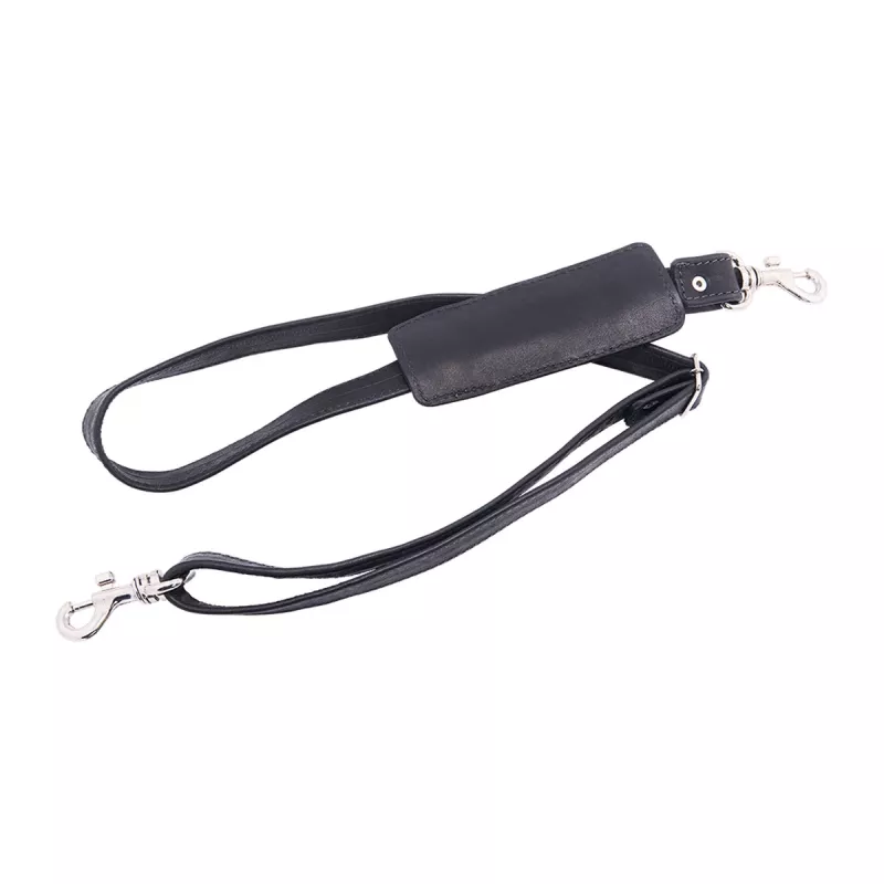 R-Go Tools mala para portátil R-Go Viva, couro integral, com suporte para portátil integrado, alça de ombro, 39,6 cm (15,6 polegadas), preto