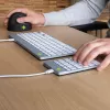 R-Go Tools teclado numérico R-Go Numpad Break, teclado numérico ergonómico com software de pausas, com fios, branco