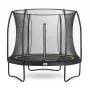 Trampolim exterior Salta Comfort Round, 54 molas, 120 kg máx., 3 pernas, rede de segurança, exterior