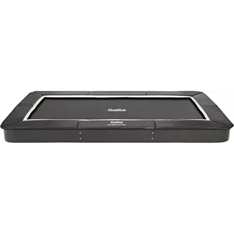 Trampolim Salta Royal Baseground Sports retangular 244 x 396 cm, preto