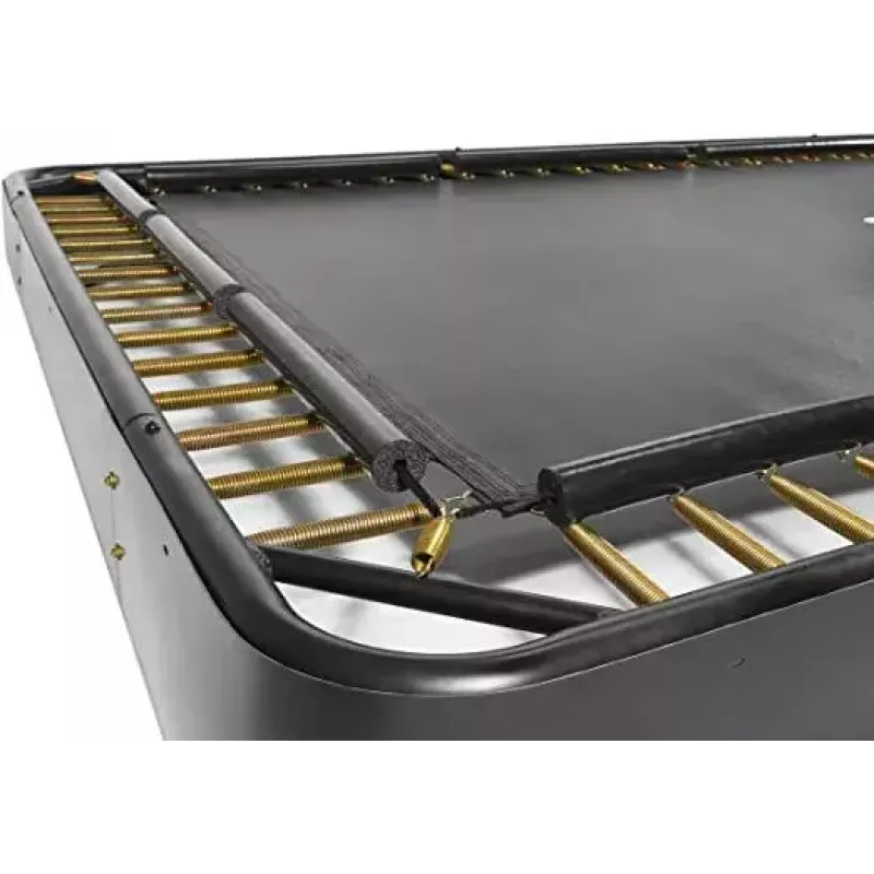 Trampolim Salta Royal Baseground Sports retangular 244 x 396 cm, preto