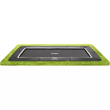 Trampolim Salta Royal Baseground Sports retangular 244 x 396 cm, preto