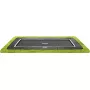Trampolim Salta Royal Baseground Sports retangular 244 x 396 cm, preto