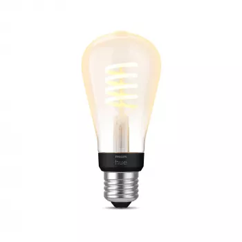 Philips ST64 – lâmpada inteligente E27, lâmpada inteligente, Bluetooth/Zigbee, LED, E27, ST64, branco quente, branco frio