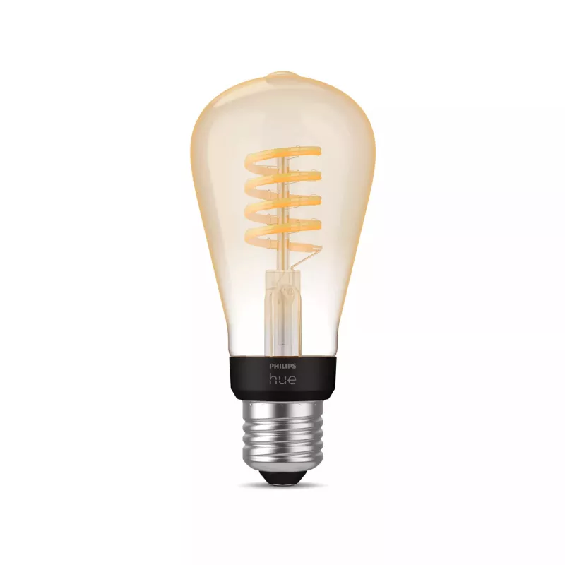 Philips ST64 – lâmpada inteligente E27, lâmpada inteligente, Bluetooth/Zigbee, LED, E27, ST64, branco quente, branco frio