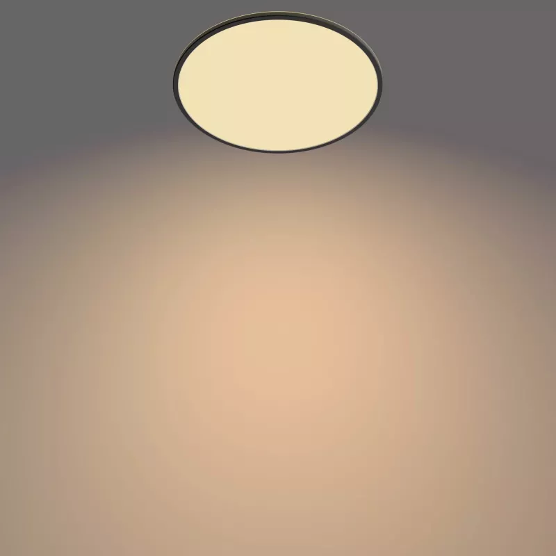 Plafonier Philips Functional Super fino 36 W LED preto redondo