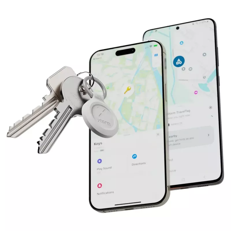 Porta-chaves inteligente com localizador GPS Xtorm XTAG2GA10 — universal, branco, pilha CR2032, 3 V, 13 g, pack de 3