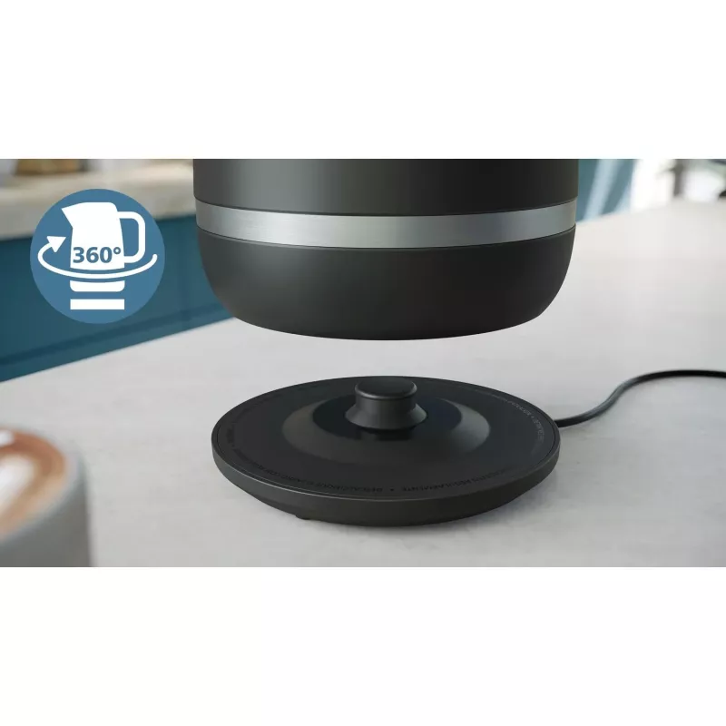 Chaleira elétrica Philips 7000 Series HD9396/90 — 1,7 L, 2400 W, aço inoxidável, parede dupla