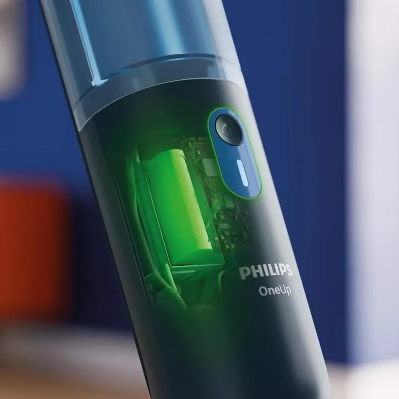 Esfregona elétrica Philips XV3101/01 Bateria Húmido Sem saco Azul 1,2 Ah
