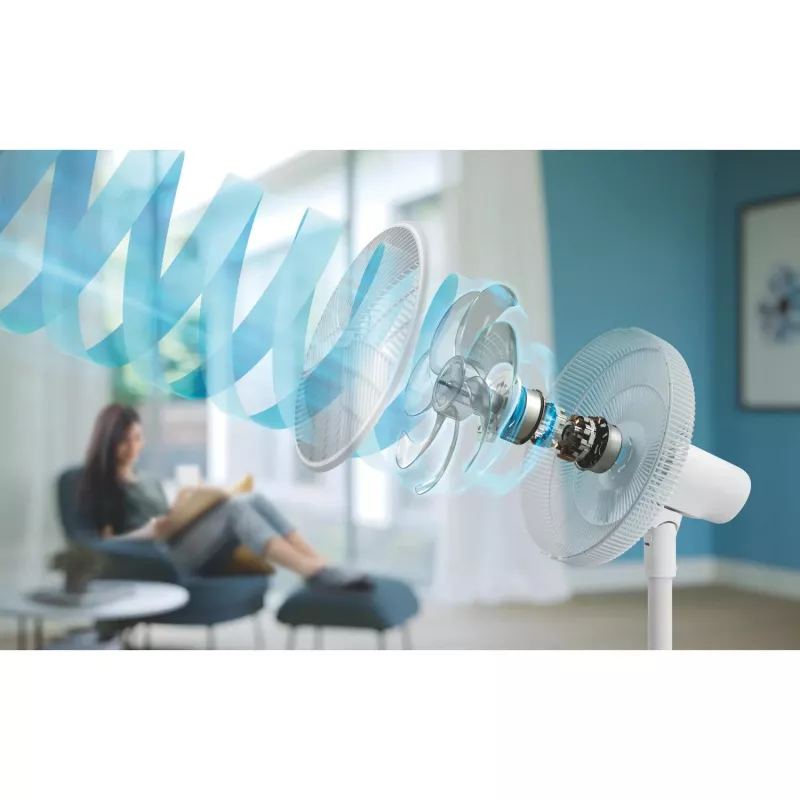 Ventilador de mesa de pás, Philips, CX2550/00