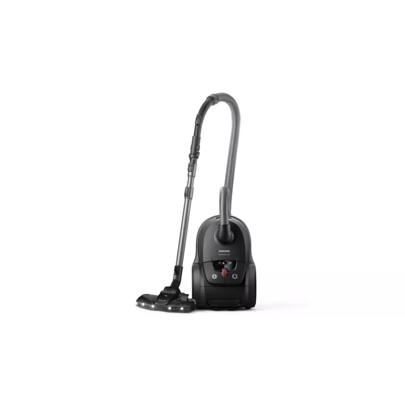 Aspirador de pó com saco Philips 8000 Series XD8122/10 — 900 W, saco de pó 4 L, filtro HEPA, preto