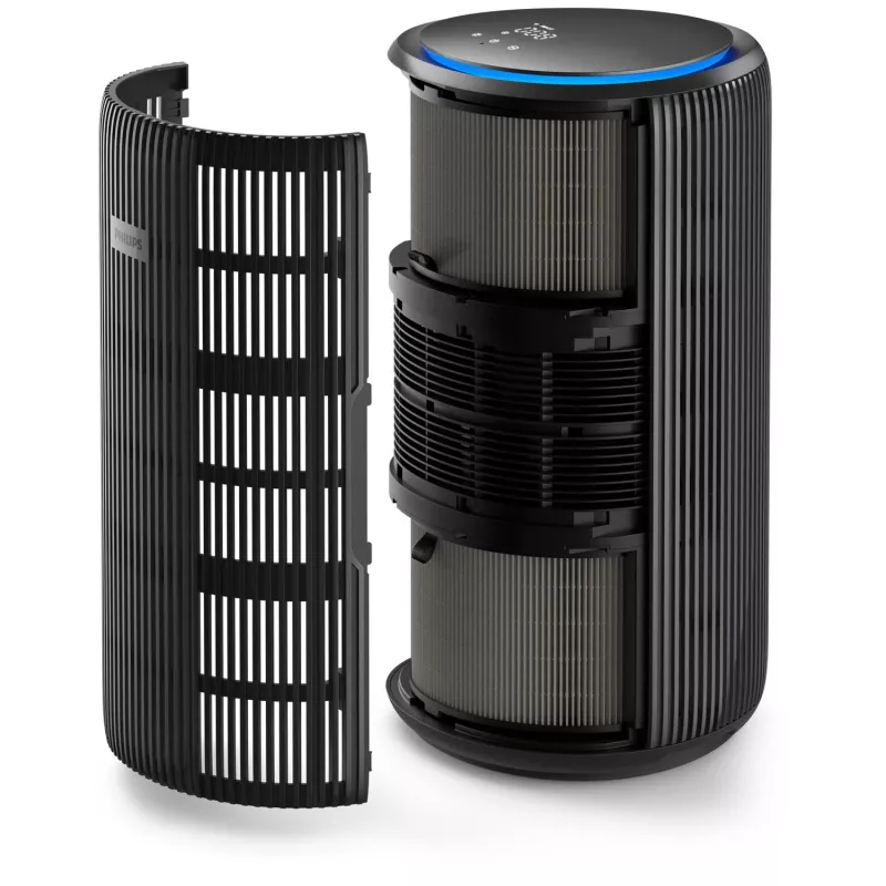 Purificador de ar Philips 4200 Series AC4221/11 — área 156 m², CADR 600 m³/h, 51,5 dB, 54 W, Preto, 6,5 kg