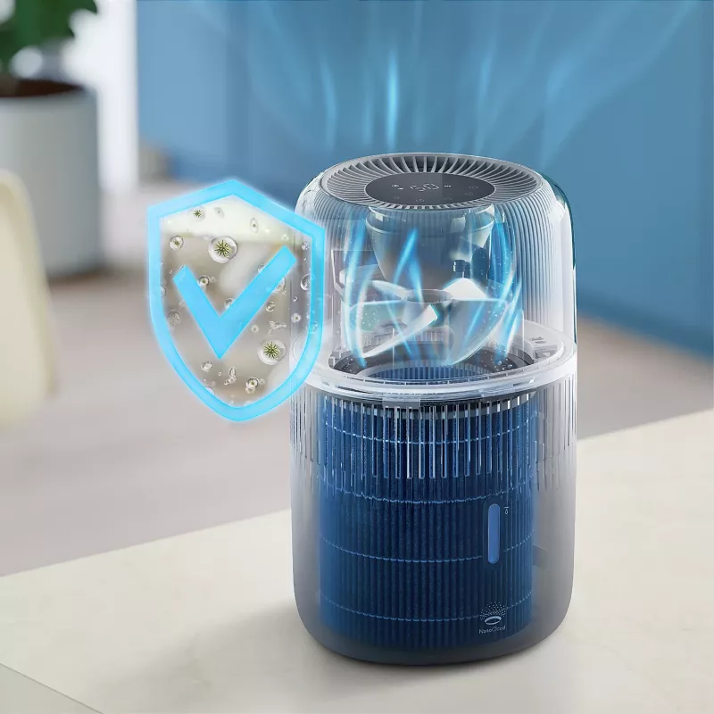 Humidificador Philips 5000 Series HU5710/03 – Humidificador a vapor, 4,5 l, grafite