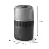 Humidificador Philips 5000 Series HU5710/03 – Humidificador a vapor, 4,5 l, grafite