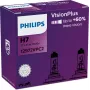 Philips VisionPlus 12972VPC2 mais segurança e conforto, 55 W, 12 V, H7, halogéneo, 2 unidades
