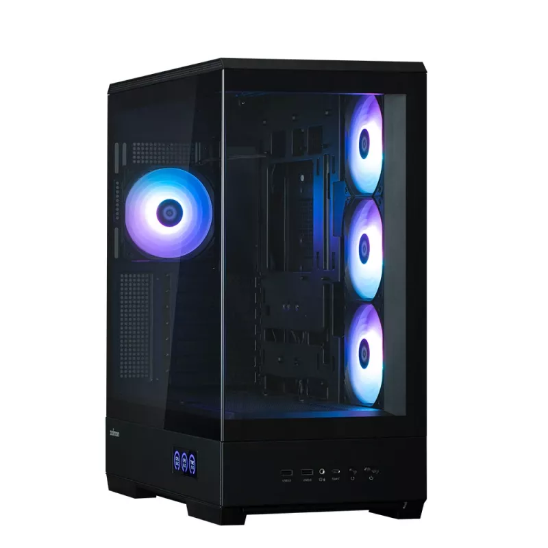 Caixa para PC Zalman P50 DS preta Midi Tower