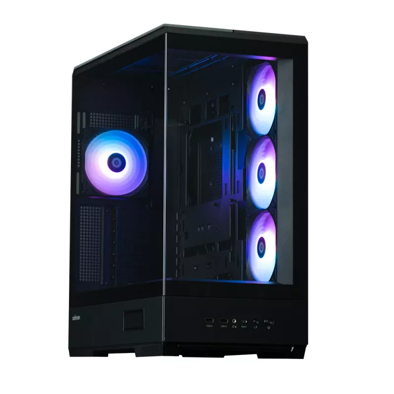 Caixa para PC Zalman P50 DS preta Midi Tower