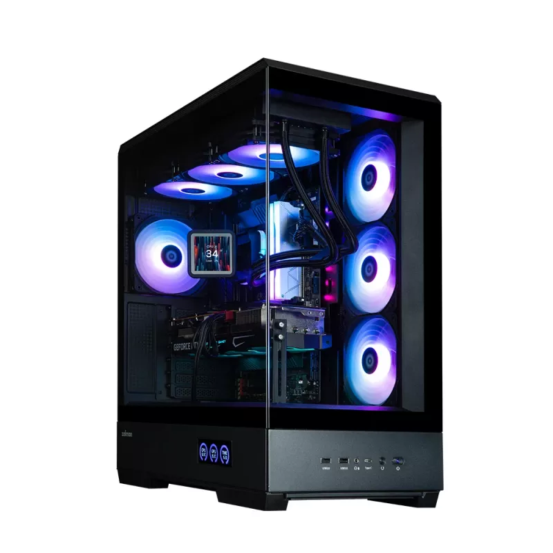 Caixa para PC Zalman P50 DS preta Midi Tower