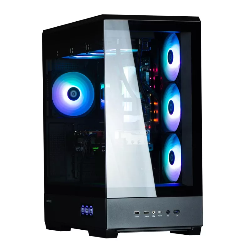 Caixa para PC Zalman P50 DS preta Midi Tower