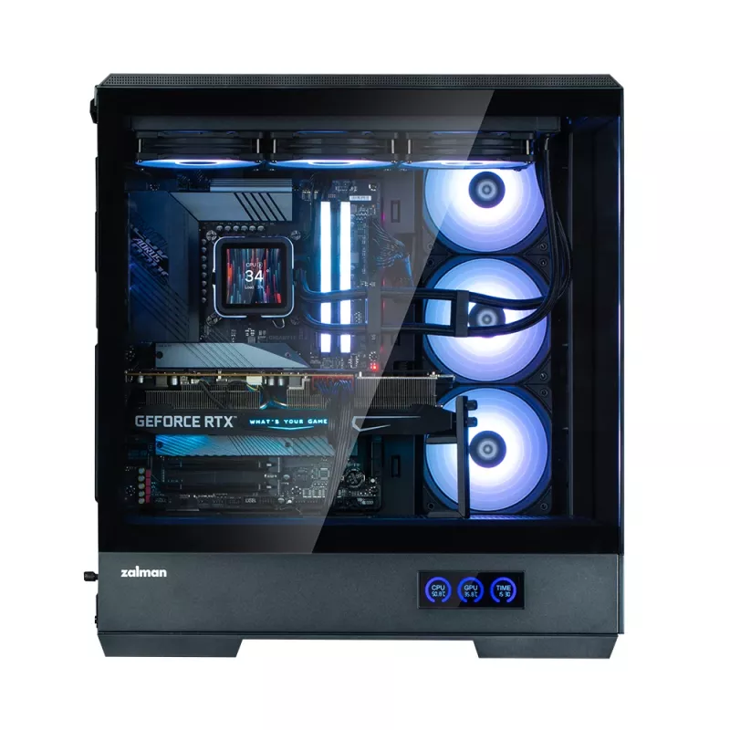 Caixa para PC Zalman P50 DS preta Midi Tower
