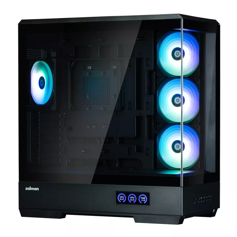 Caixa para PC Zalman P50 DS preta Midi Tower